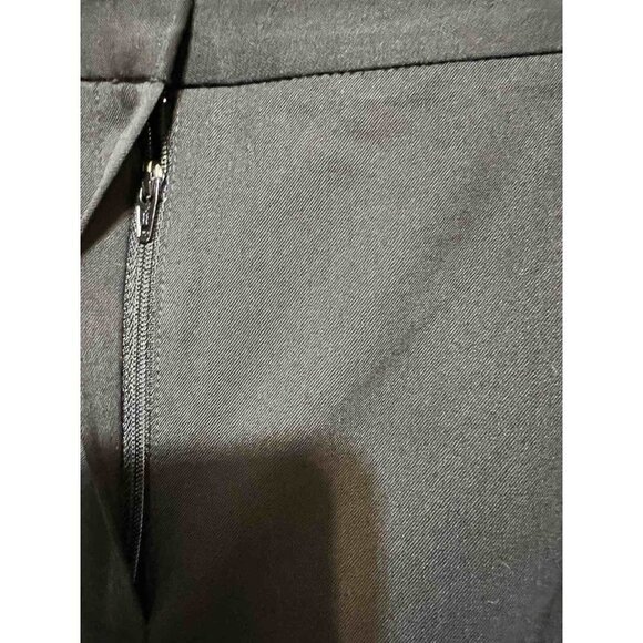 Lafayette 148 New York Zip  Barrow Stretch-Wool Pants Size 16 Black - Picture 7 of 9